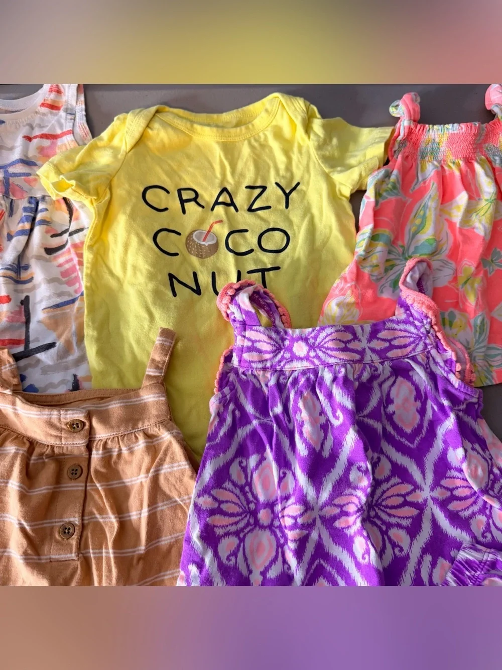 Girl Summer Lot Bundle Carters Gap Old Navy
